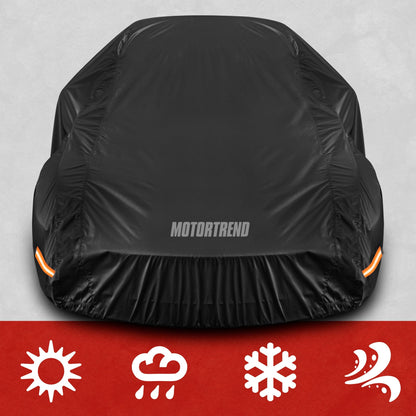 MotorTrend SafeKeeper 6-Layer Fahrzeugabdeckung für Autos, SUVs und LKW L (Fits bis 210')