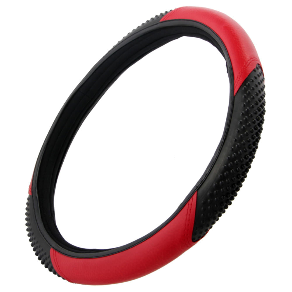 BDK Ergonomic Sport Massage Grip Lenkrad Abdeckung (Fits 14.5' - 15.5')