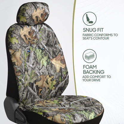 BDK 9-Piece Forest Floor Camo Vordersitz- und Rücksitzabdeckungen