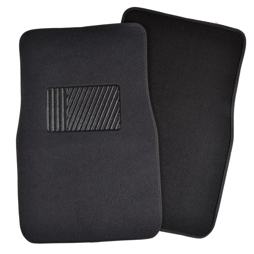 MotorTrend 4-Piece Premium Inter-Lock Backing Teppich Vorderbodenmatten und Hinterbodenmatten