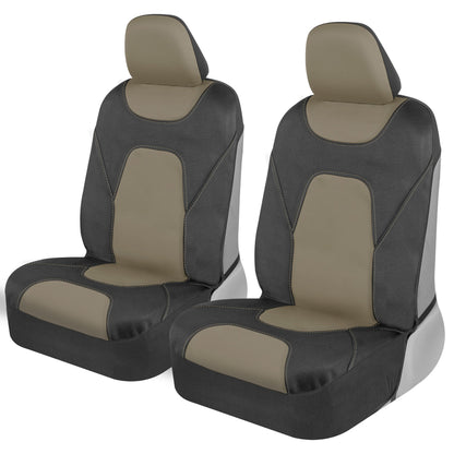 MotorTrend 2-Pack AquaShield Wasserdicht Zwei-Tone Neopren-Vordersitzabdeckungen