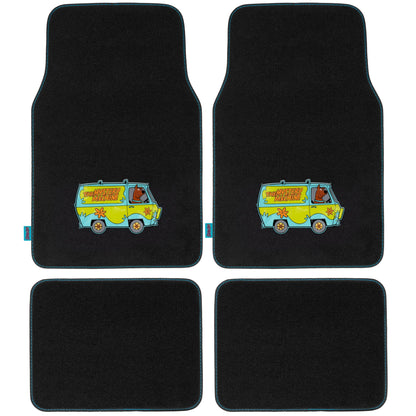 Warner Bros Scooby Doo 4-Piece Myster Machine Vorderbodenmatten und Hinterbodenmatten