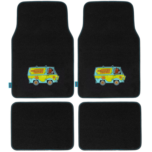 Warner Bros Scooby Doo 4-Piece Myster Machine Vorderbodenmatten und Hinterbodenmatten