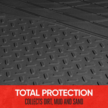 Motor Trend Heavy Duty Utility Cargo Liner Bodenmatten für Auto-Truck-SUV, Universal Trimmable to Fit, Faltbar, Cargo & Trunk All Weather Protection (Mehrere Farben)