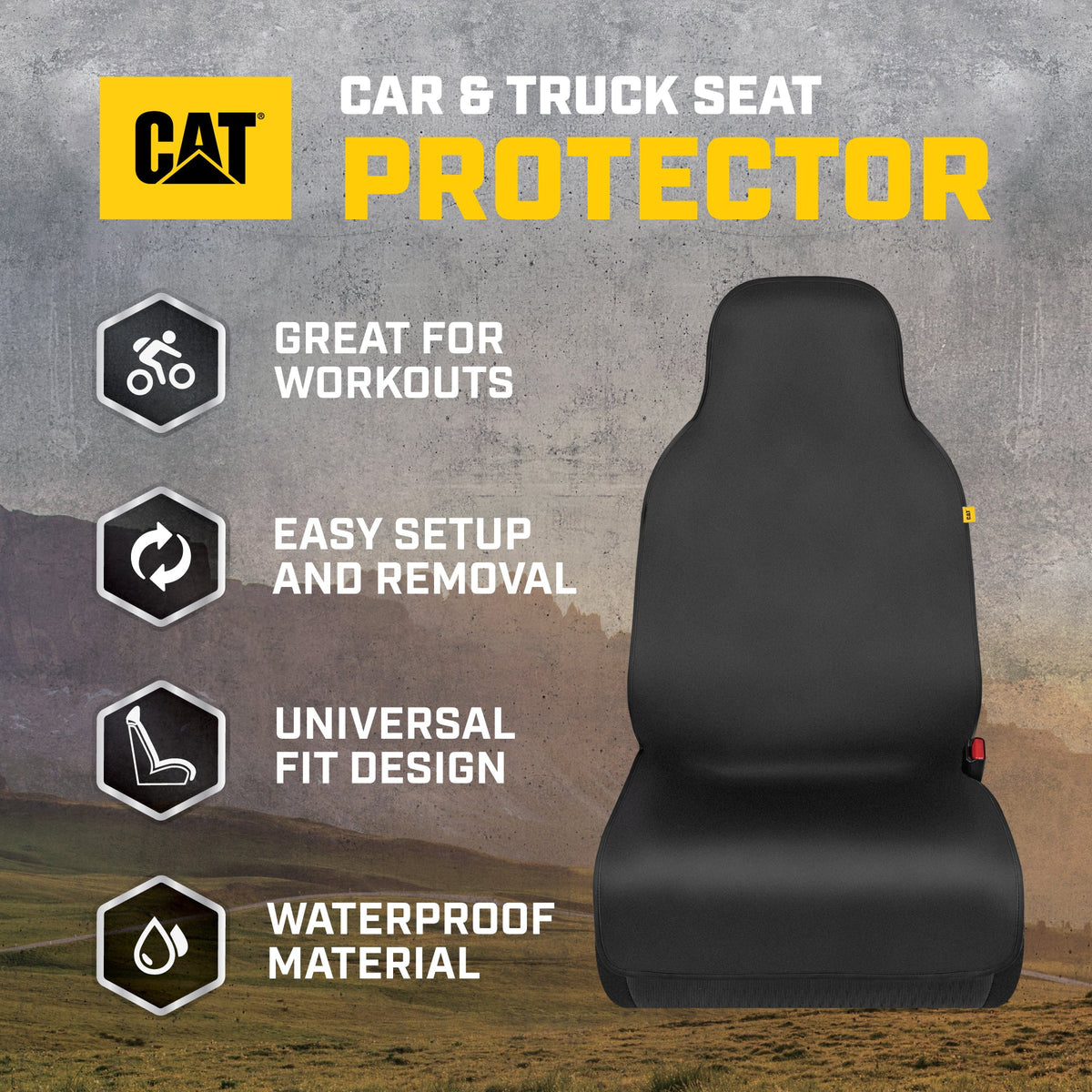 CAT Wasser-Proof Easy Slip-On Neopren Vordersitz Abdeckung