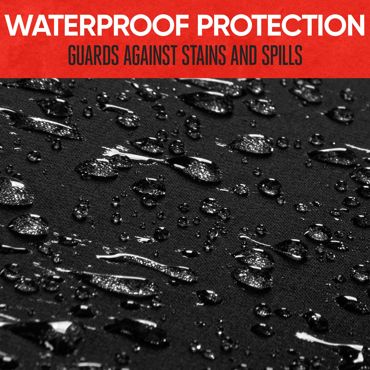 MotorTrend AquaShield Wasserdichte Neopren-Hintersitzabdeckungen