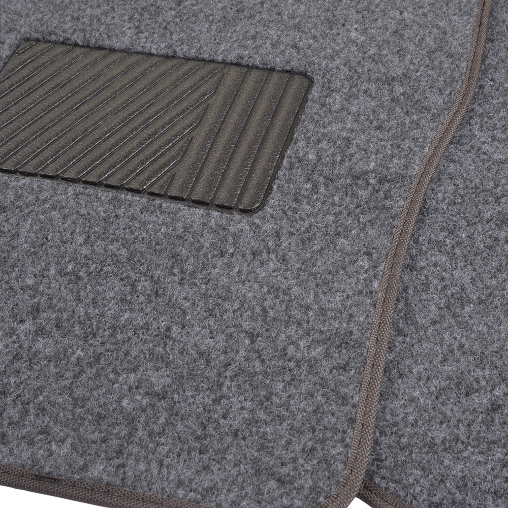 MotorTrend 4-Piece Premium Inter-Lock Backing Teppich Vorderbodenmatten und Hinterbodenmatten