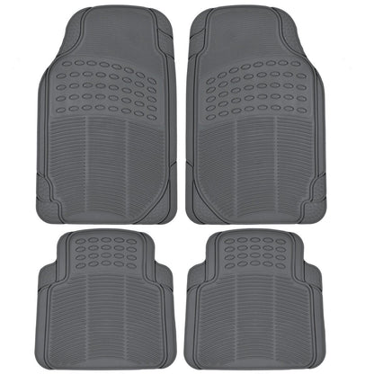 BDK 4-Piece Cushioned Grip Pad Vorderbodenmatten und hintere Bodenmatten - Heavy Duty, All Weather, Trimmen Sie, um zu passen