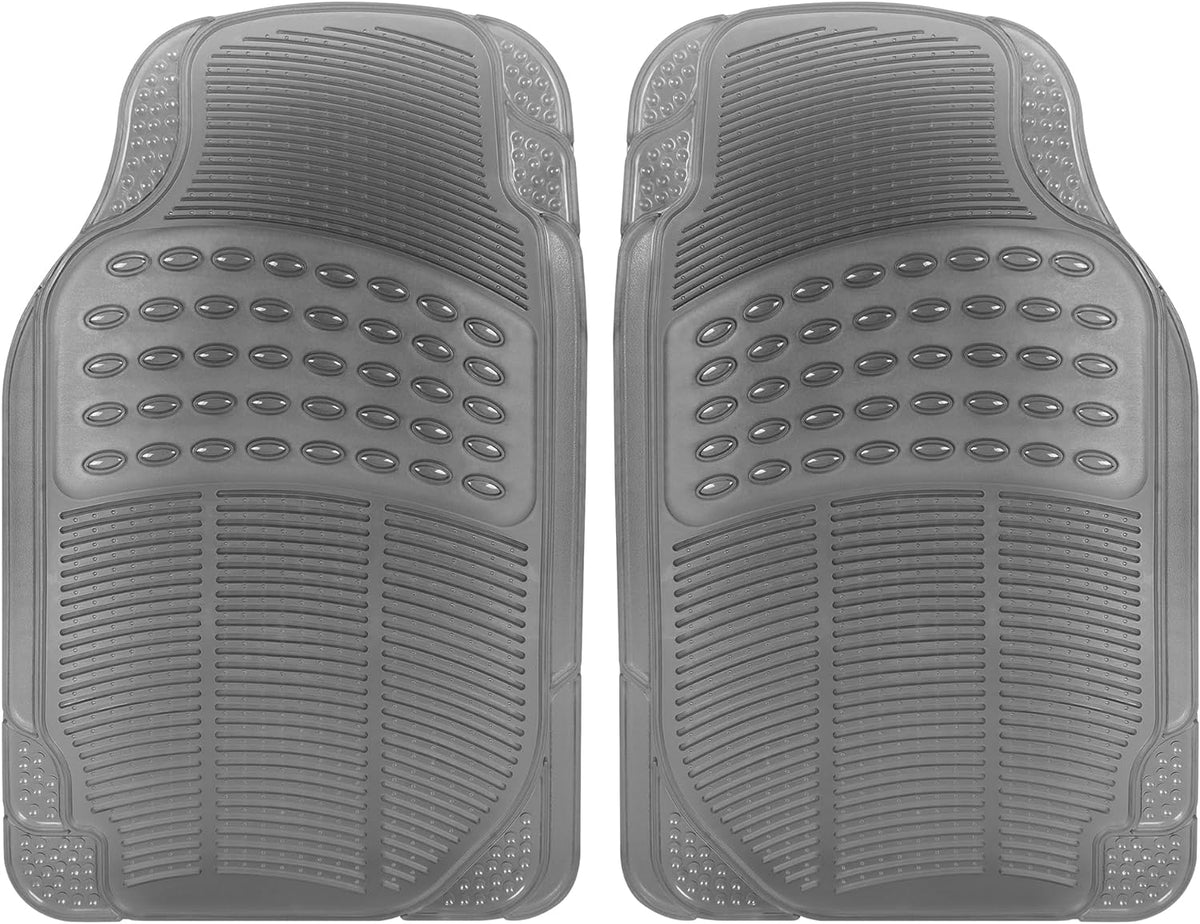Carbella 2-Piece Cushioned Grip Pad Vorderbodenmatten - Heavy Duty, All Weather, Trim to Fit