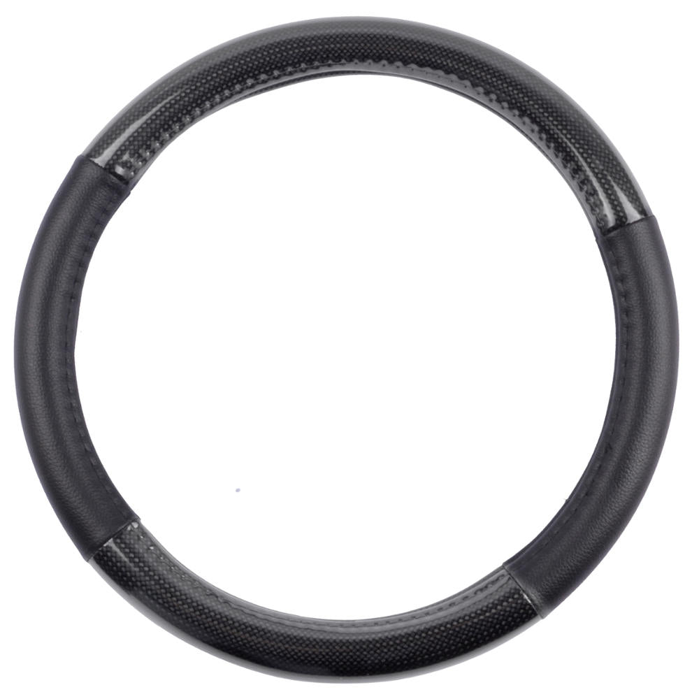 BDK Carbon Fiber Steering Wheel Cover (Fits 14.5' - 15.5')
