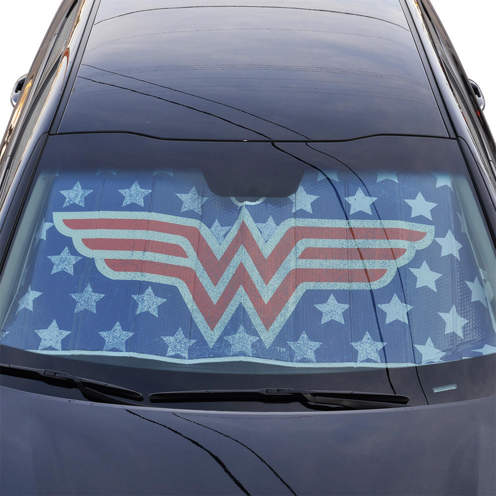 Warner Bros DC Comics Wonder Woman Front Windschutzscheibe Sonnenschirm (58' x 27')