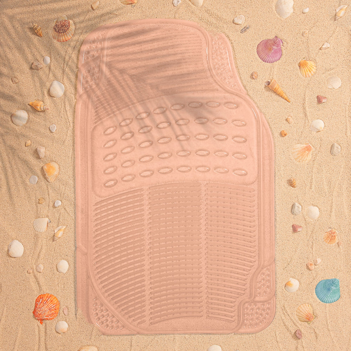 Carbella 2-Piece Cushioned Grip Pad Vorderbodenmatten - Heavy Duty, All Weather, Trim to Fit