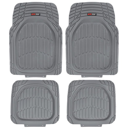 MotorTrend 4-Piece FlexTough Schildkröten Vorderbodenmatten und Hinterbodenmatten