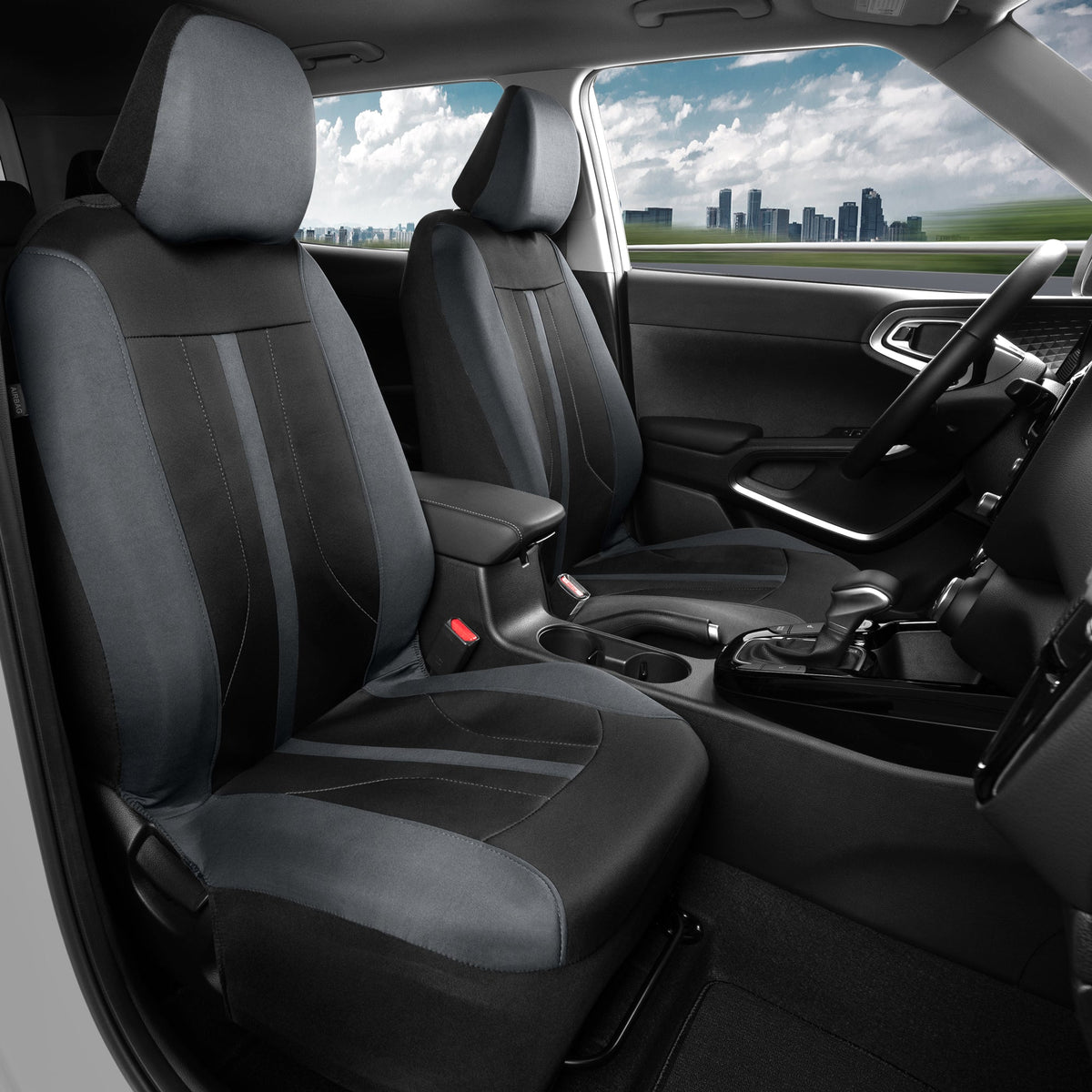 MotorTrend 2-Pack Premium Tuchgewebe Vordersitzbezüge