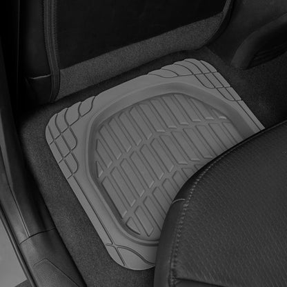 CAT 4-Piece ToughRide Gummi Vorderbodenmatten und Hinterbodenmatten - Heavy Duty, All Weather, Trimmen Sie, um zu passen