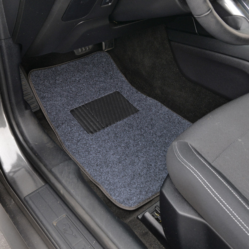 MotorTrend 4-Piece Premium Inter-Lock Backing Teppich Vorderbodenmatten und Hinterbodenmatten