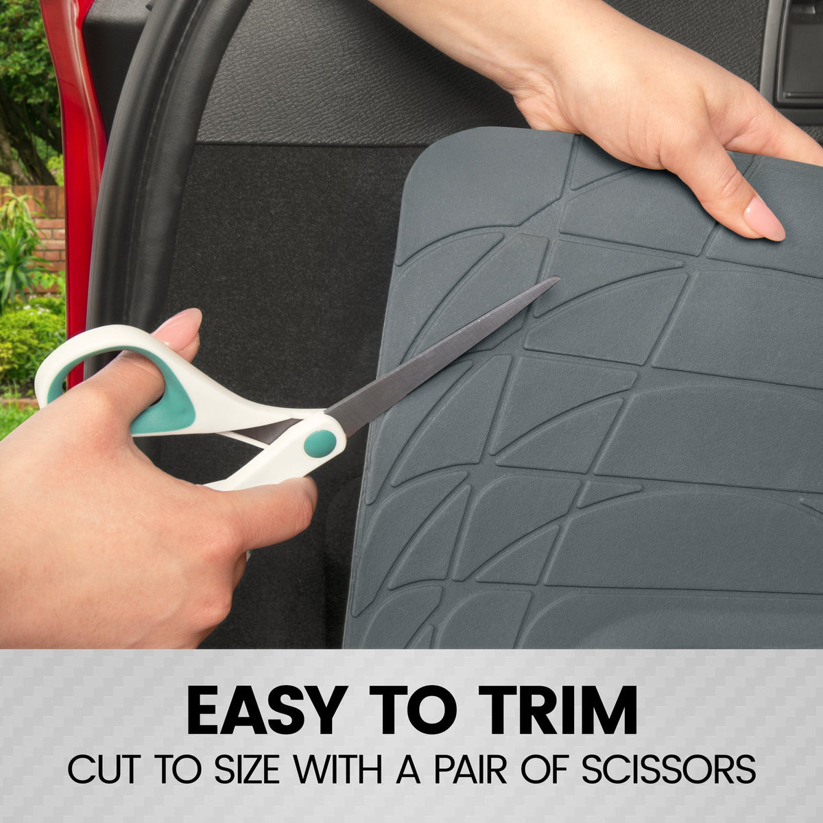 BDK Trunk / Cargo Rubber Liner - Heavy Duty, All Weather, Trim to Fit (53.8 'x 43.2')