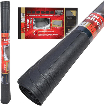 Motor Trend Heavy Duty Utility Cargo Liner Bodenmatten für Auto-Truck-SUV, Universal Trimmable to Fit, Faltbar, Cargo & Trunk All Weather Protection (Mehrere Farben)