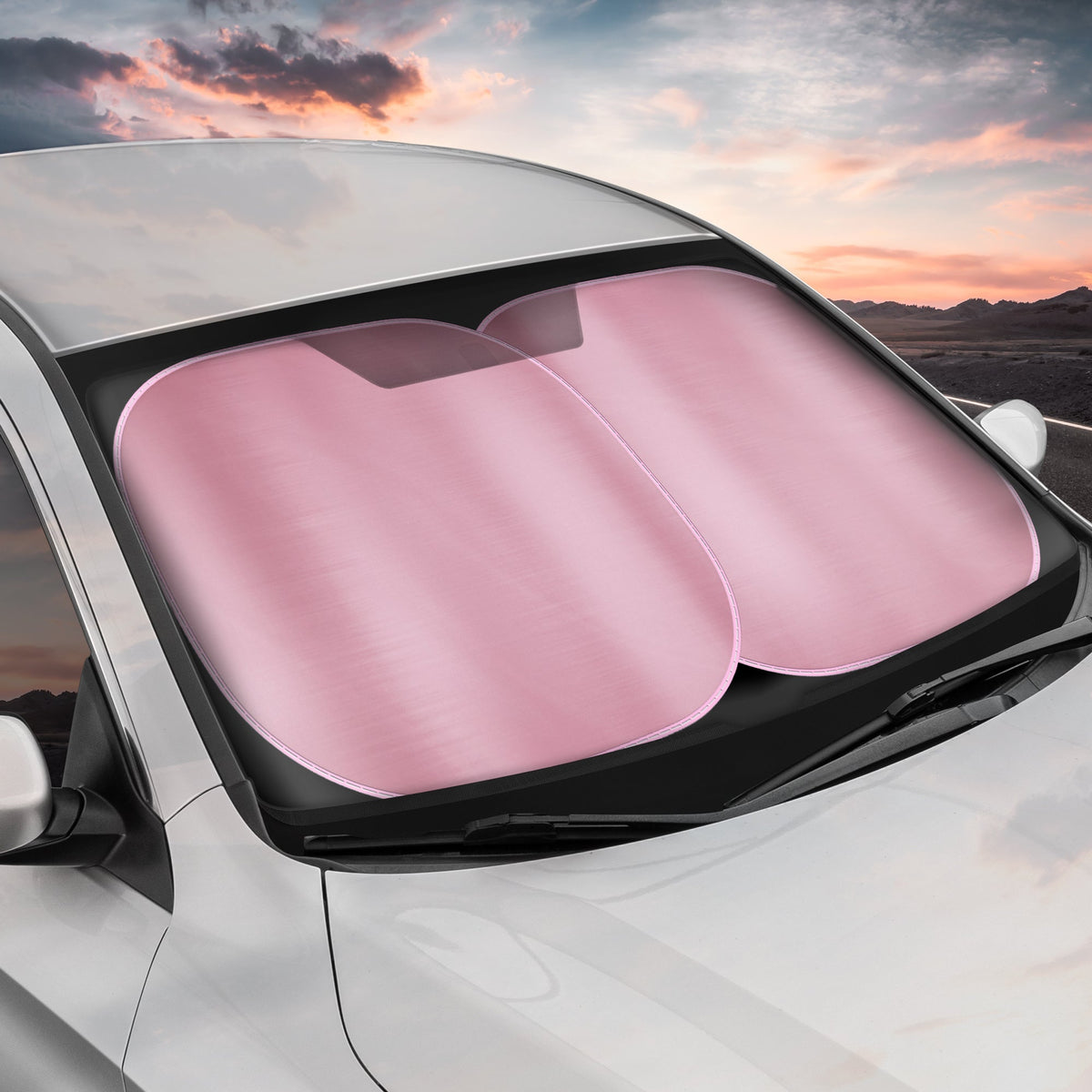 Carbella 2-Stück Metallic Front Windschutzscheibe Sonnenschirm (31,75' x 28,75')