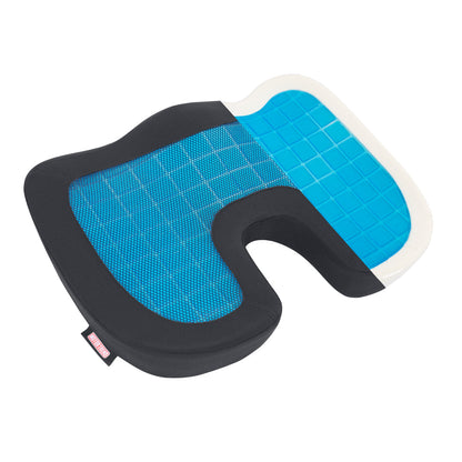 Motor Trend Kühlung Auto Lumbal Support Cushion - Hergestellt mit Memory Foam für maximale Coccyx Komfort & Rücken Tailbone Schmerzlinderung, ideal für Auto- und Bürostühle (MTCG-100)