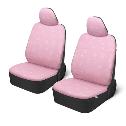 Hello Kitty Car Seat Covers - Süße Pink Seat Covers, Autozubehör Geschenk Hello Kitty Zubehör 2pc Pink Car Seat Covers