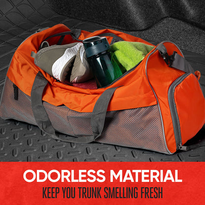 Motor Trend Heavy Duty Utility Cargo Liner Bodenmatten für Auto-Truck-SUV, Universal Trimmable to Fit, Faltbar, Cargo & Trunk All Weather Protection (Mehrere Farben)