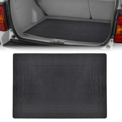BDK 5-Piece Cushioned Grip Pad Vorderbodenmatten, hintere Bodenmatten und Cargo Liner - Heavy Duty, All Weather, Trimmen Sie, um zu passen