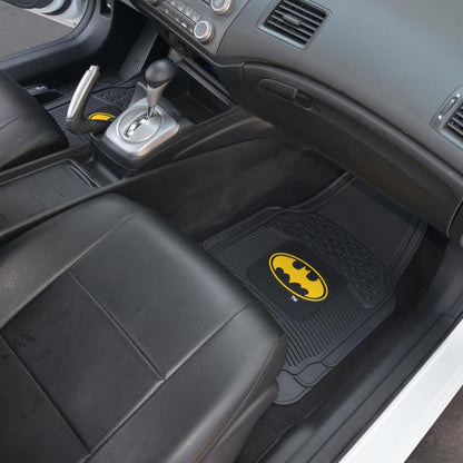 BDK Armored Super Hero Car Floor Matts - Offiziell lizenzierte DC Comics - All Weather Heavy Duty Auto Interieur Liners für Auto Truck Van SUV (Mehrere Stile)