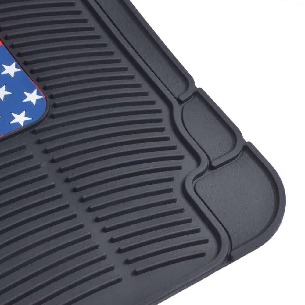 BDK Armored Super Hero Car Floor Matts - Offiziell lizenzierte DC Comics - All Weather Heavy Duty Auto Interieur Liners für Auto Truck Van SUV (Mehrere Stile)