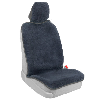 BDK UltraFit Waterpoof Car Seat Towel Cover, Black Trim - Waschbarer Schweißsitz-Protektor, ideal für Fitness-Studio-Surfen-Lauf-Crossfit, passt zu den meisten Auto-LKW Van und SUV (Mehrere Farben)