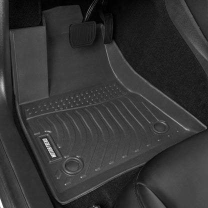 MotorTrend 3-Piece 3D Contour Custom Fit Front Floor Liner und Rear Floor Liner für Tesla Model 3 (2017 - 2020)