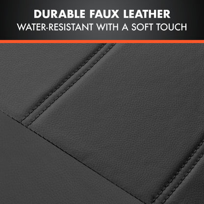 BDK 9-Piece Premium Faux Leder Vordersitze und Rücksitze