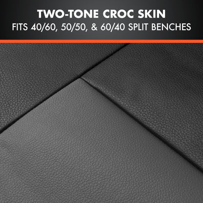 BDK Faux Croc Haut Vordersitze und hintere Split Bench Sitze