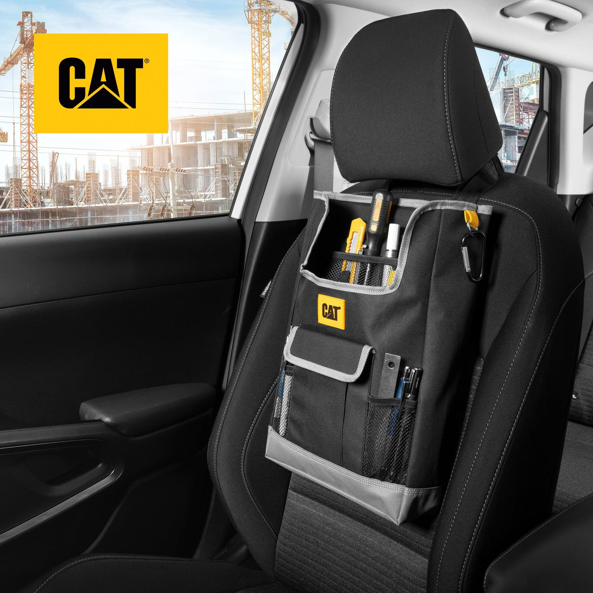 CAT Fahrzeug Vordersitz Organizer Lagerung mit verstellbaren Straps (16' x 12')