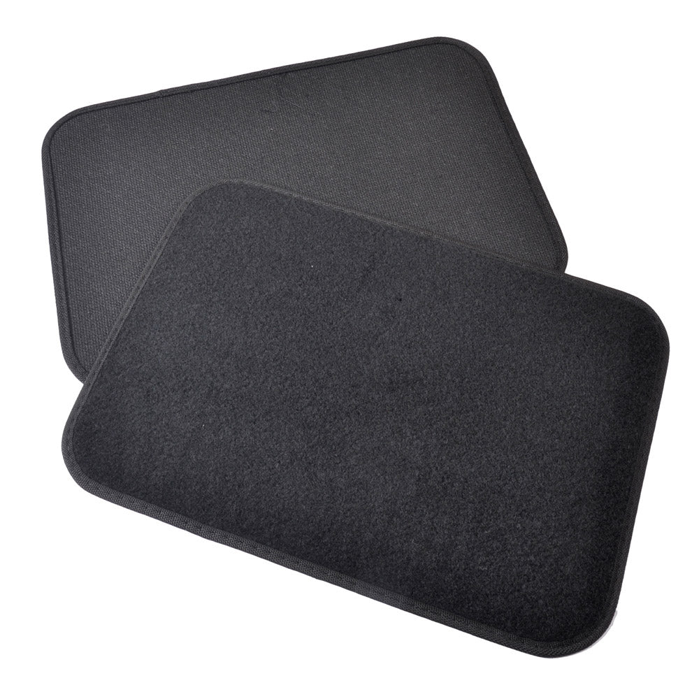 MotorTrend 4-Piece Premium Inter-Lock Backing Teppich Vorderbodenmatten und Hinterbodenmatten