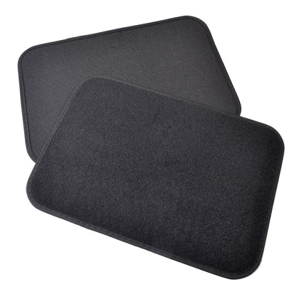 MotorTrend 4-Piece Premium Inter-Lock Backing Teppich Vorderbodenmatten und Hinterbodenmatten