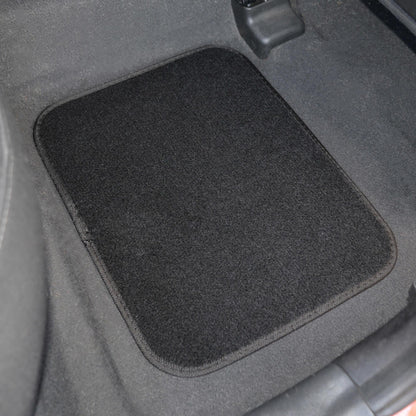 MotorTrend 4-Piece FatRug Premium Teppich Vorderbodenmatten und Hinterbodenmatten mit Fersenpolsterung
