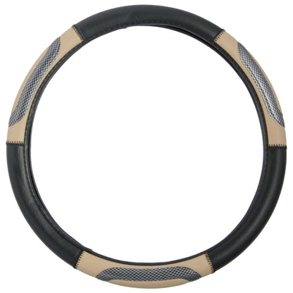 BDK Zwei-Tone Sport Carbon Grip Lenkrad Abdeckung (Fits 14.5' - 15.5')