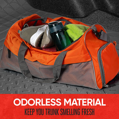 Motor Trend Heavy Duty Utility Cargo Liner Bodenmatten für Auto-Truck-SUV, Universal Trimmable to Fit, Faltbar, Cargo & Trunk All Weather Protection (Mehrere Farben)