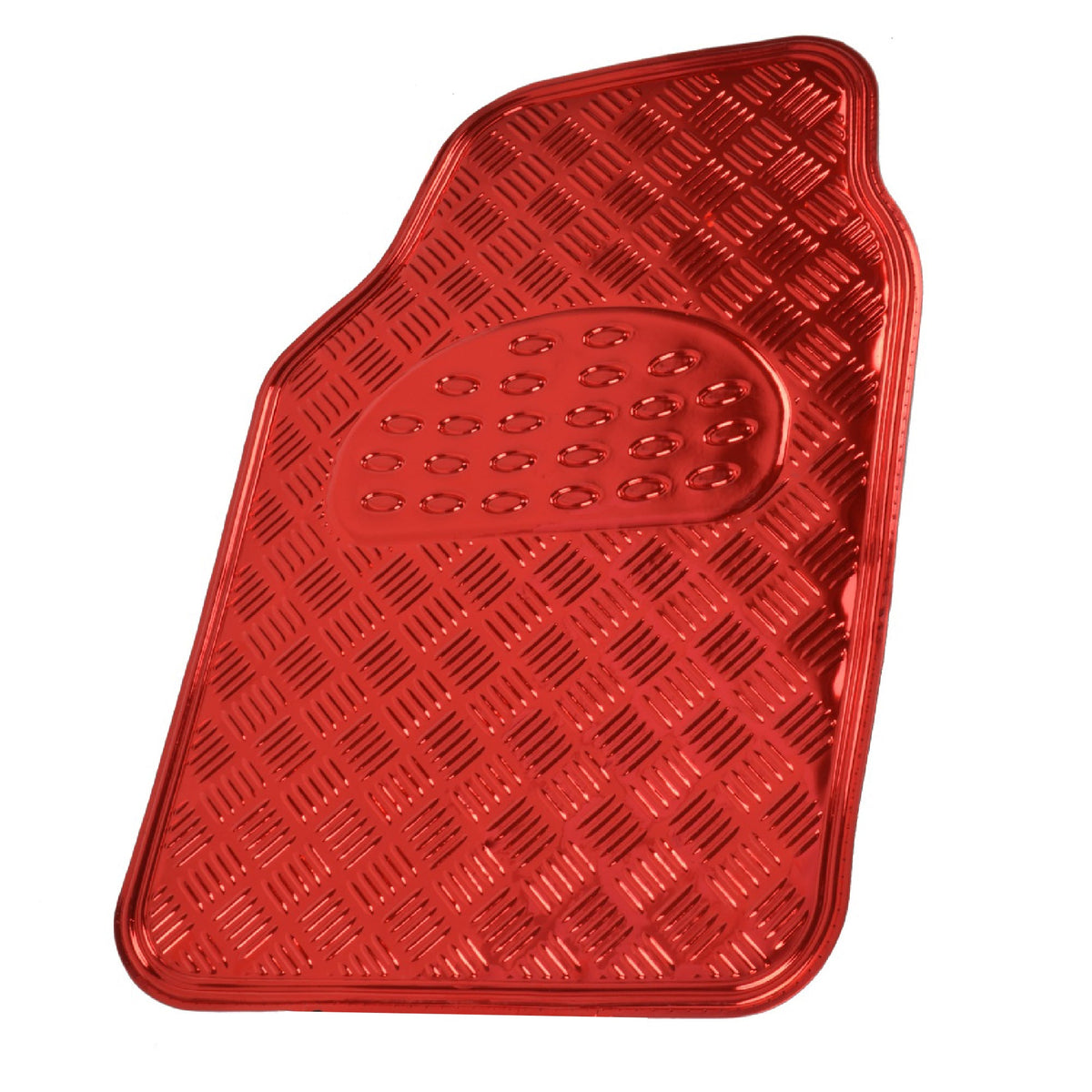 BDK 4-Piece Translucent Centered Cushioned Grip Pad Vorderbodenmatten und Hinterbodenmatten - Heavy Duty, All Weather