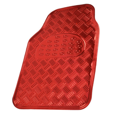 BDK 4-Piece Translucent Centered Cushioned Grip Pad Vorderbodenmatten und Hinterbodenmatten - Heavy Duty, All Weather