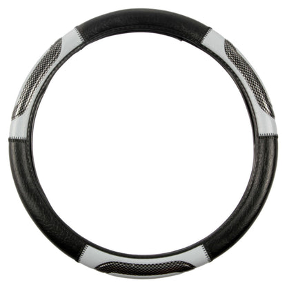 BDK Zwei-Tone Sport Carbon Grip Lenkrad Abdeckung (Fits 14.5' - 15.5')