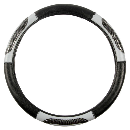 BDK Zwei-Tone Sport Carbon Grip Lenkrad Abdeckung (Fits 14.5' - 15.5')