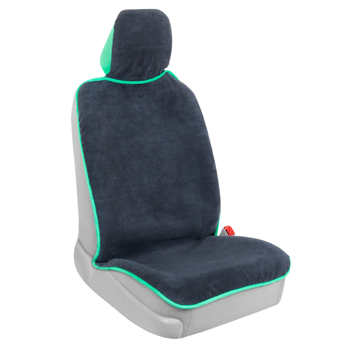 BDK UltraFit Waterpoof Car Seat Towel Cover, Black Trim - Waschbarer Schweißsitz-Protektor, ideal für Fitness-Studio-Surfen-Lauf-Crossfit, passt zu den meisten Auto-LKW Van und SUV (Mehrere Farben)