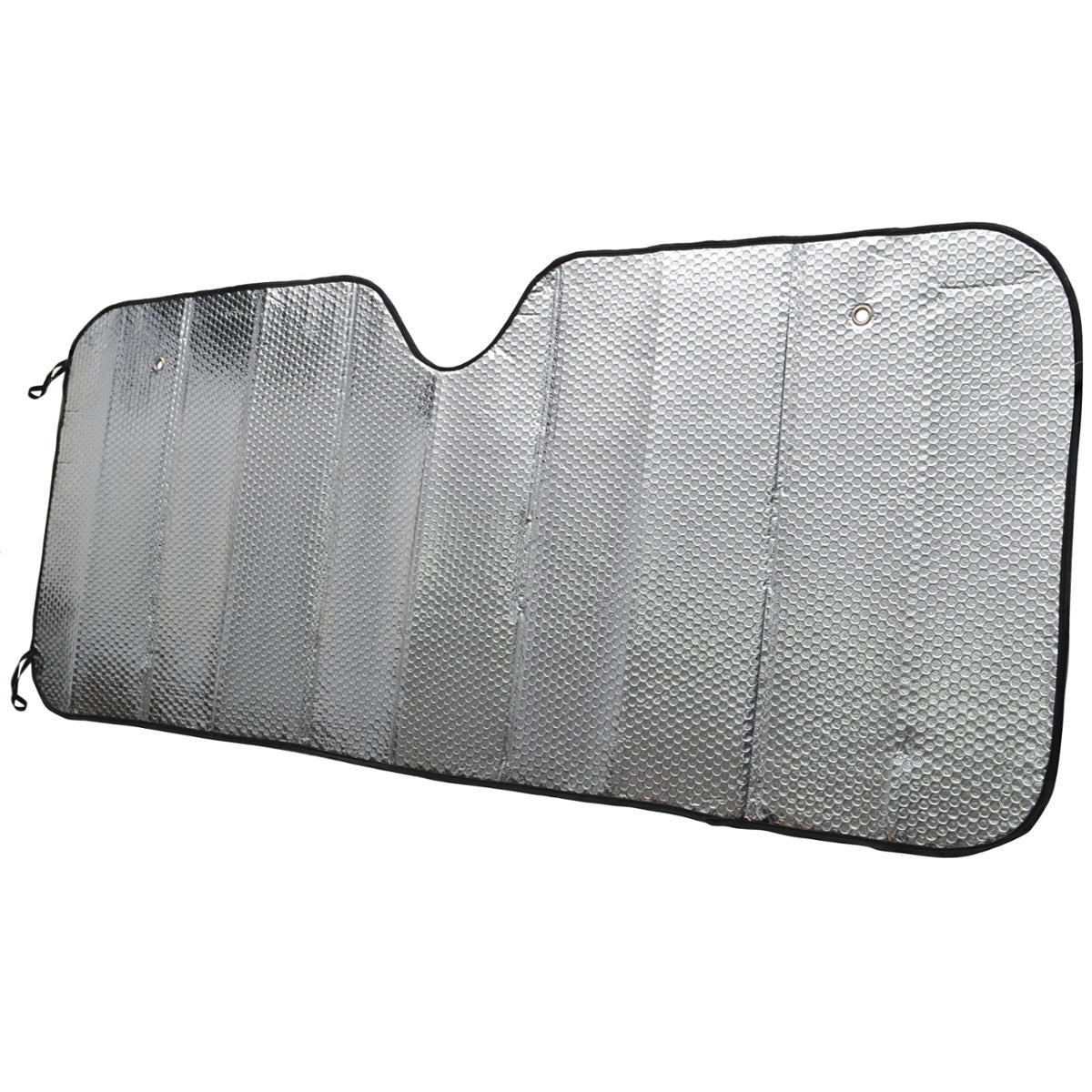BDK Chrome Reflective Front Windschutzscheibe Sonnenschirm Standard (58' x 24')