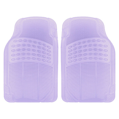 Carbella 2-Piece Cushioned Grip Pad Vorderbodenmatten - Heavy Duty, All Weather, Trim to Fit
