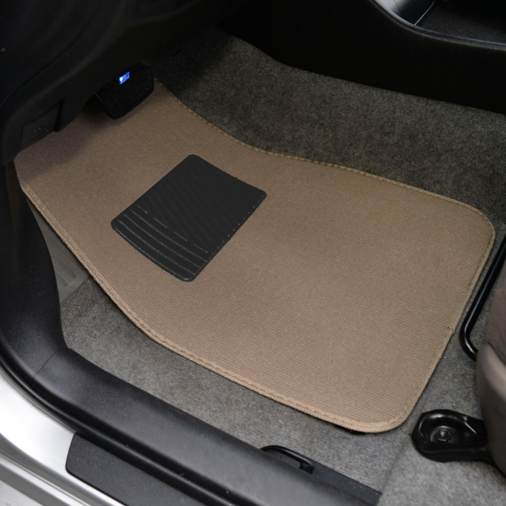 BDK 4-Piece Premium Teppich Nicht-rutschen Ferse Pad Vorderbodenmatten und hintere Bodenmatten