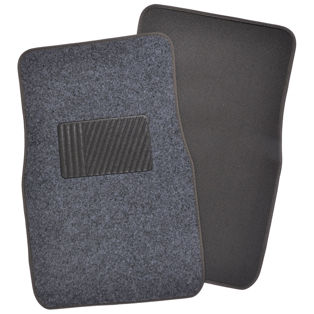 MotorTrend 4-Piece Premium Inter-Lock Backing Teppich Vorderbodenmatten und Hinterbodenmatten