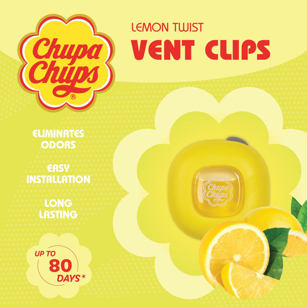 Chupa Chups 2-Pack Air Freshener - Zitronendreher