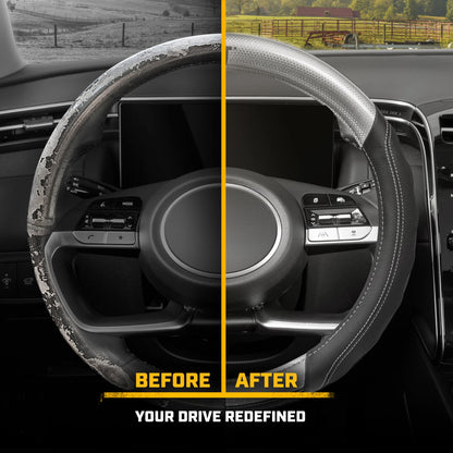 CAT ErgoDrive Faux Leather Steering Wheel Abdeckung (Fits 14.5' - 15.5')